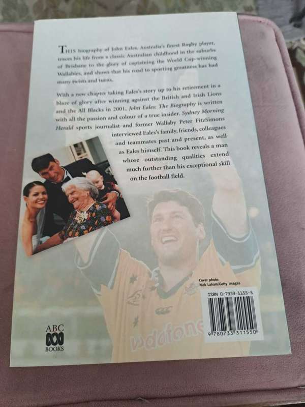 John Eales Autobiography, updated version, 374 pages