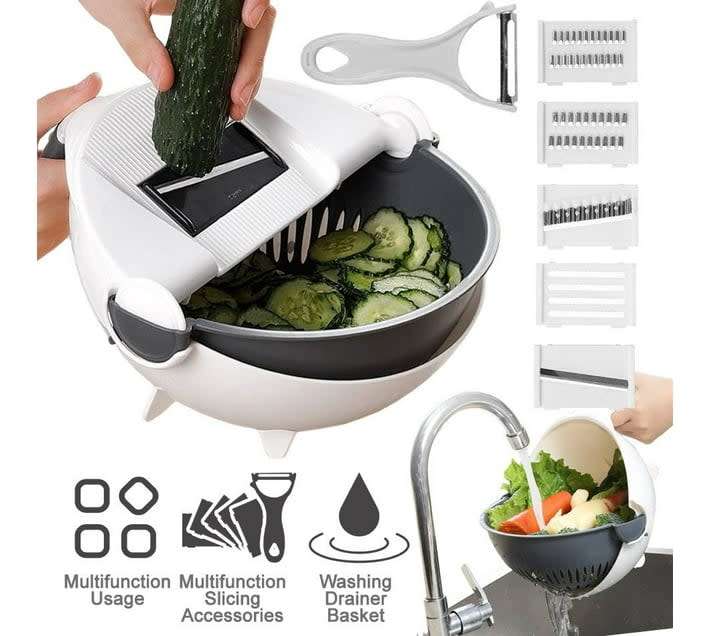Multi functional Wet Basket Vegetable Cutter