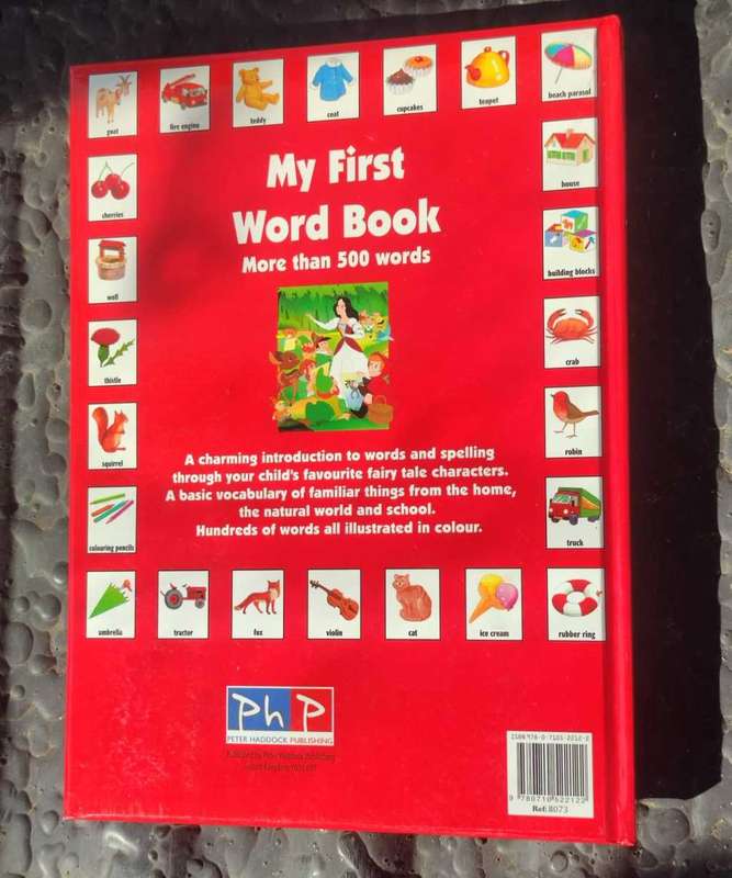 Children's Kid's Education Book My first Word Book - More than 500 words