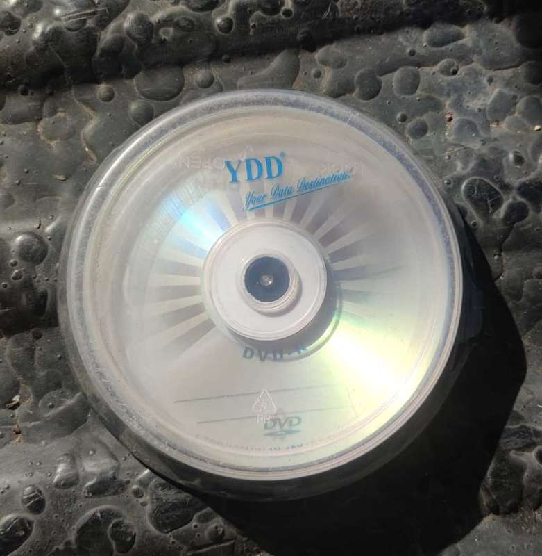 Blank Plain DVD Recordable Disc - pack of three