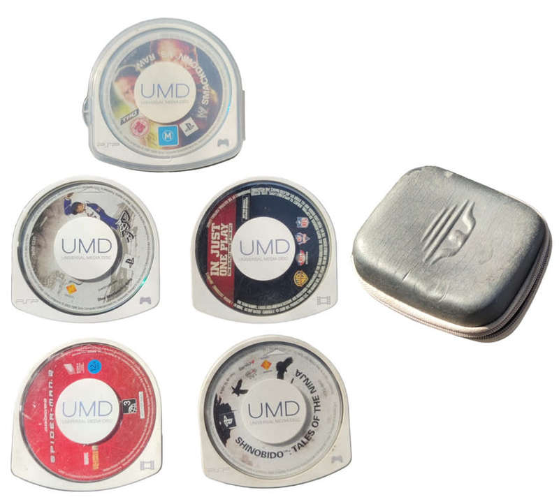 Sony PSP - spider man - smackdown- in just one play - shinobido - set of five