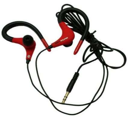 Wired Sports Earphones (Red)