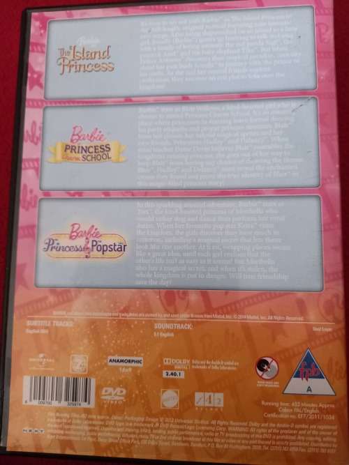 3 In 1 Barbie Collection DVD
