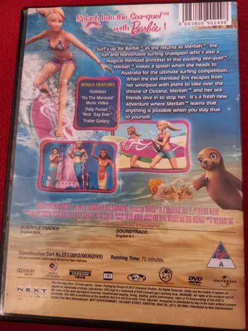 Barbie In A Mermaid Tale 2 DVD