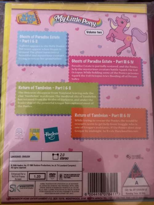My Little Pony G2 DVDs Very Rare