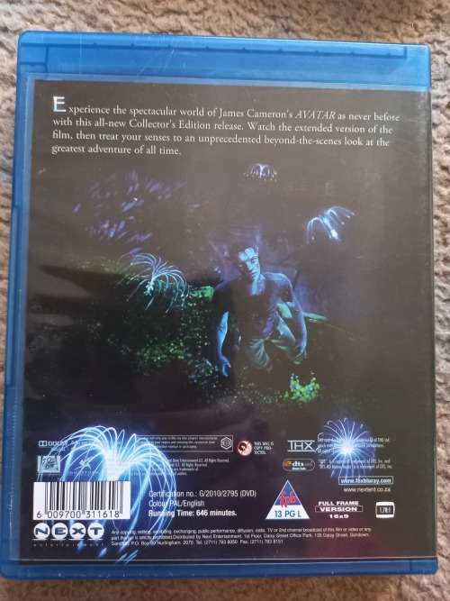 Avatar 3 Disc Version (blu Ray)