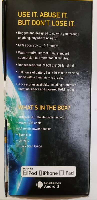 DeLorme inReach SE 2-Way Satellite Communicator