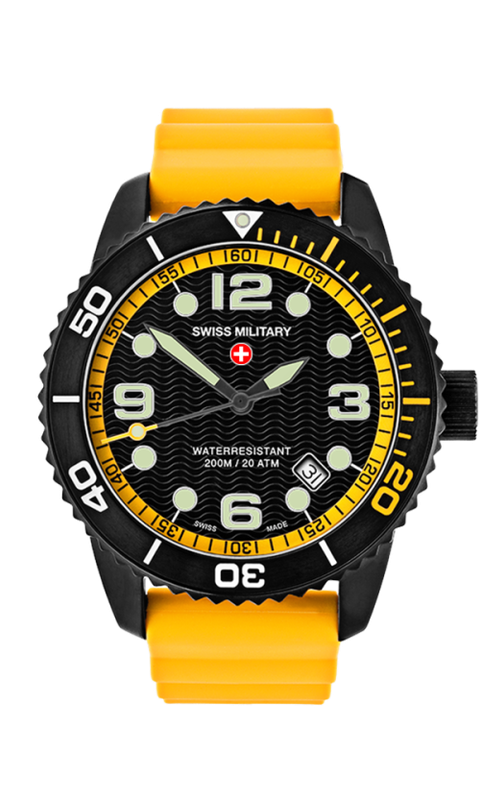 BRAND NEW! CX Swiss Military MARLIN SCUBA NERO dive watch Certified 200m Retail US$775(+- R12,000)