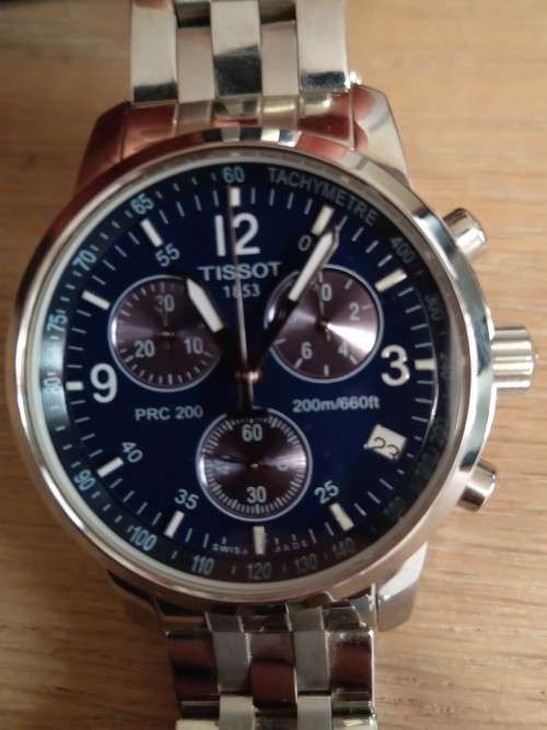 Near perfect TISSOT PRC200 Chronograph 200m water resistant SA Retail R10,000 !!
