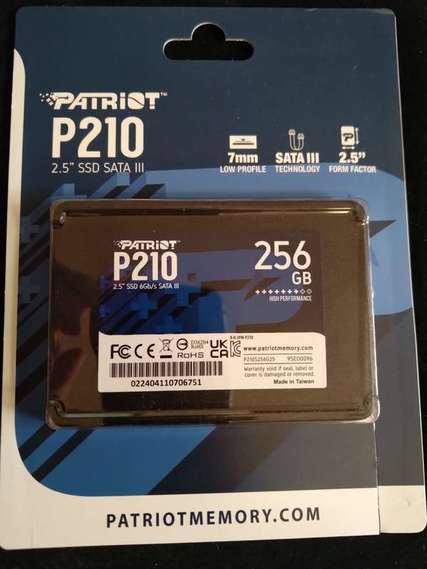 Patriot P210 256GB SATA III SSD Drive