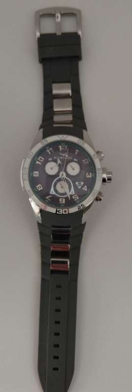 AQUASWISS Men`s Trax GRAPHITE GREY Chronograph Swiss Watch