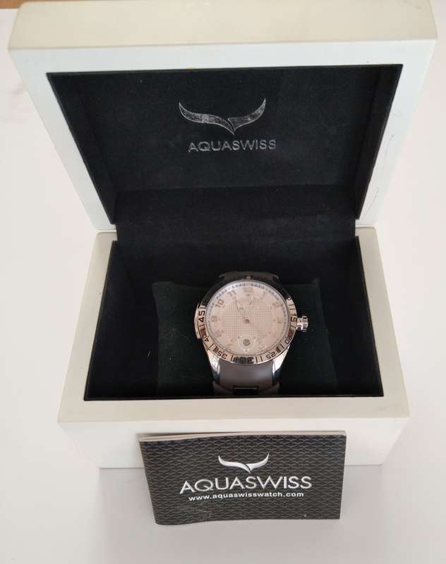 AQUASWISS Men`s Trax Grey Chronograph Swiss Watch