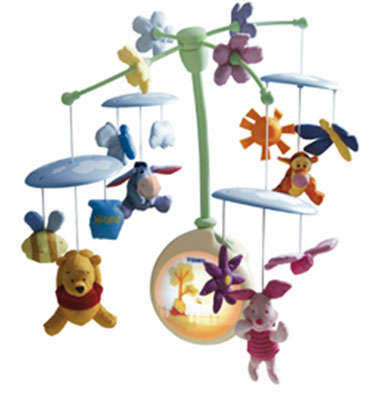 Tomy Winnie the Pooh Light Up Cot Mobile