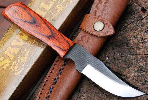 Sawmill Cutlery SM17 Carbon Heavy Duty Skinner Knife. Blade from file!