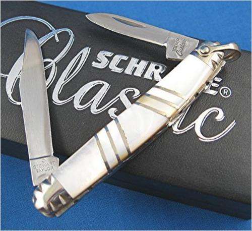 Schrade Custom Minuteman Genuine Mother of Pearl Knife