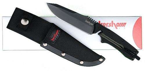 KERSHAW Black Fixed WHIPLASH Knife