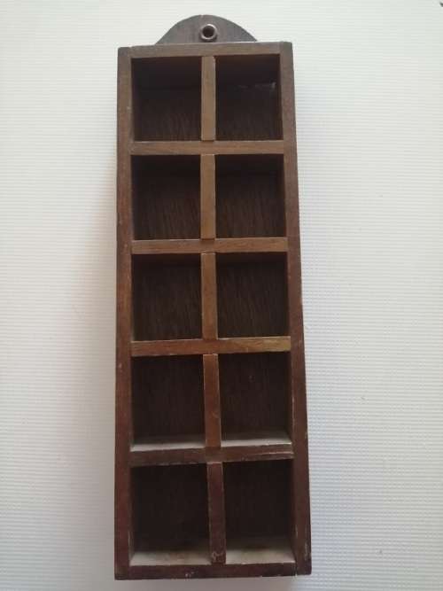 Lovely little wooden display unit for thimbles or small ornaments