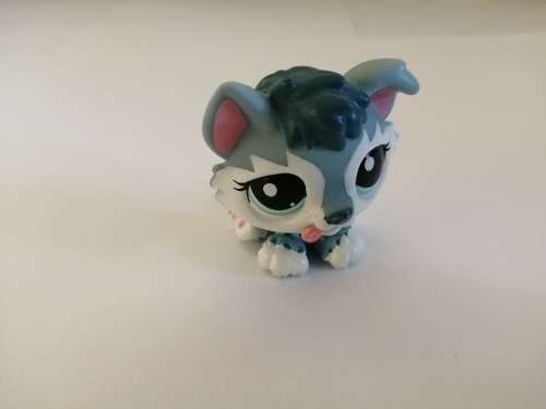 Littlest Pet Shop Husky Puppy (Retired) Collectors Toy