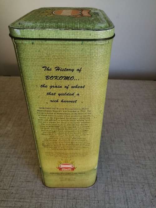 Vintage Bokomo Flour Tin