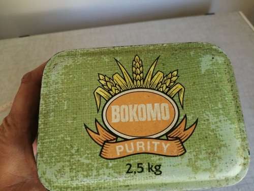 Vintage Bokomo Flour Tin