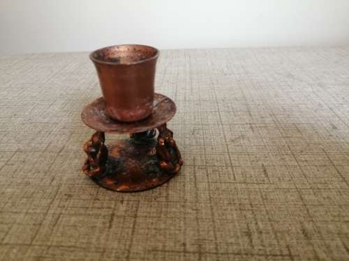 Copper candle holder from Kruger National Park
