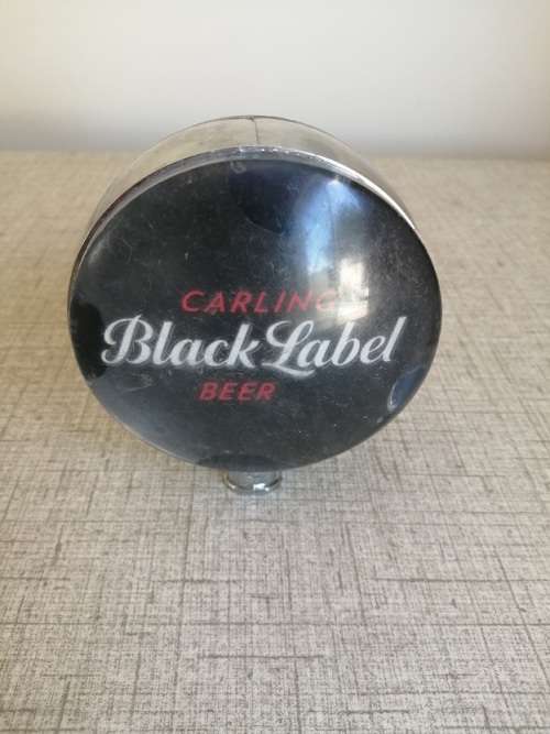 Carling black label beer keg sign