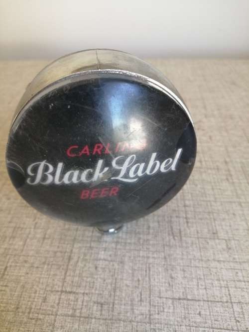 Carling black label beer keg sign