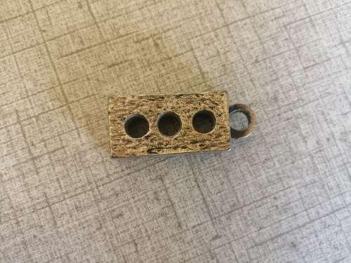 Old Perm Bank Brass key holder