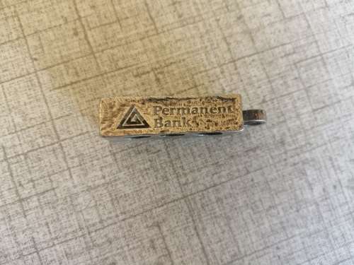 Old Perm Bank Brass key holder