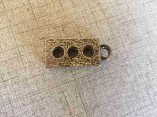 Old Perm Bank Brass key holder