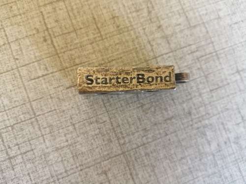 Old Perm Bank Brass key holder