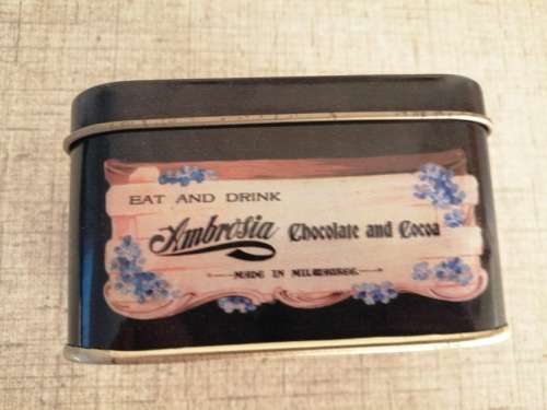 Ambrosia chocolate tin