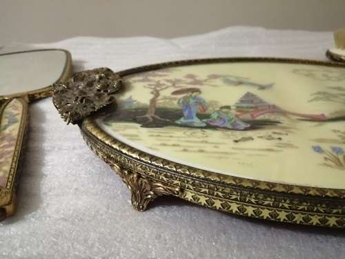 Antique Dressing Table set from Regent in London. Stunning