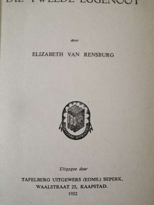 Die tweede eggenoot deur Elizabeth van Rensburg