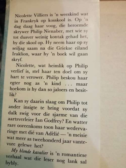 My blonde kavalier deur Wille Martin