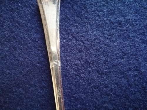 Lovely silver plated pickle fork