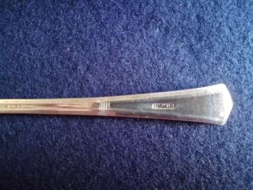Lovely silver plated pickle fork
