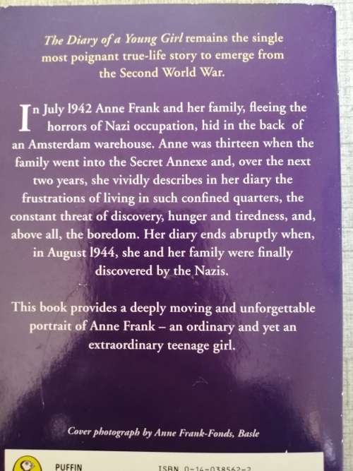 Anne Frank the diary of a young girl