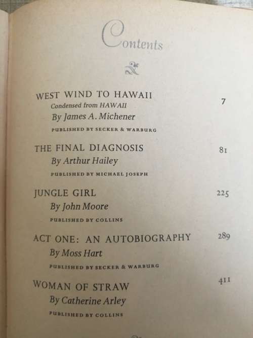 Readers digest condensed books