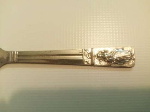 Antique Little Bo Peep knife silver plated