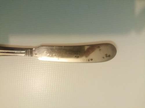 Antique Little Bo Peep knife silver plated