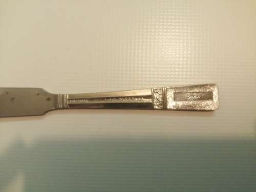 Antique Little Bo Peep knife silver plated