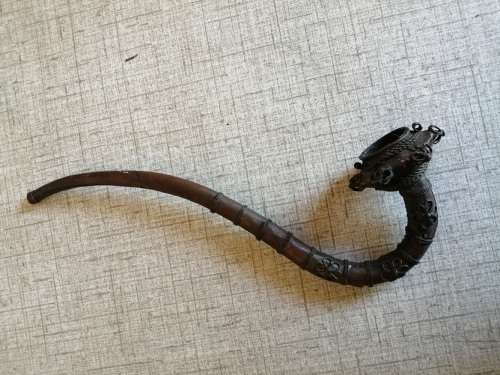 Antique/vintage copper opium pipe