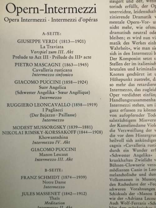 Herbert von Karajan LP
