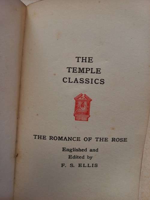 The Romance of the Rose englished by FS Ellis