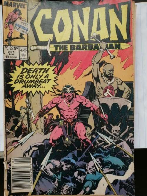 Conan the Barbarian #221 comic