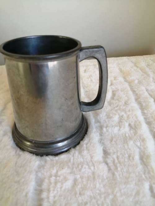Pewter beer mug