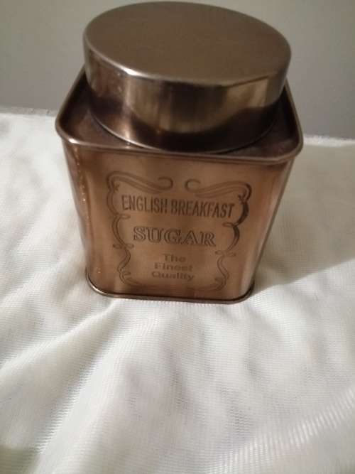 English Breakfast sugar tin