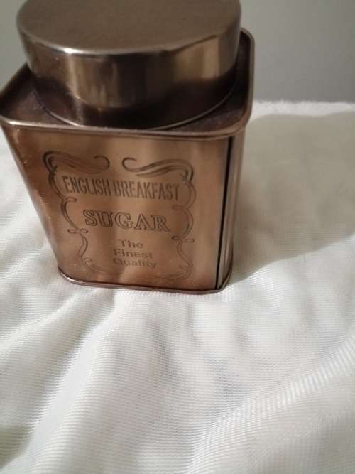 English Breakfast sugar tin