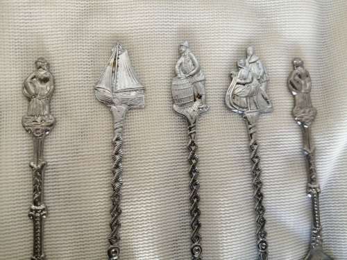 Dutch silver plated teaspoons